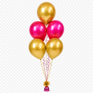 Bouquet of 5 latex balloons