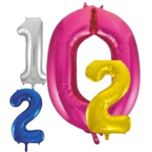 Helium Filled Number Balloons