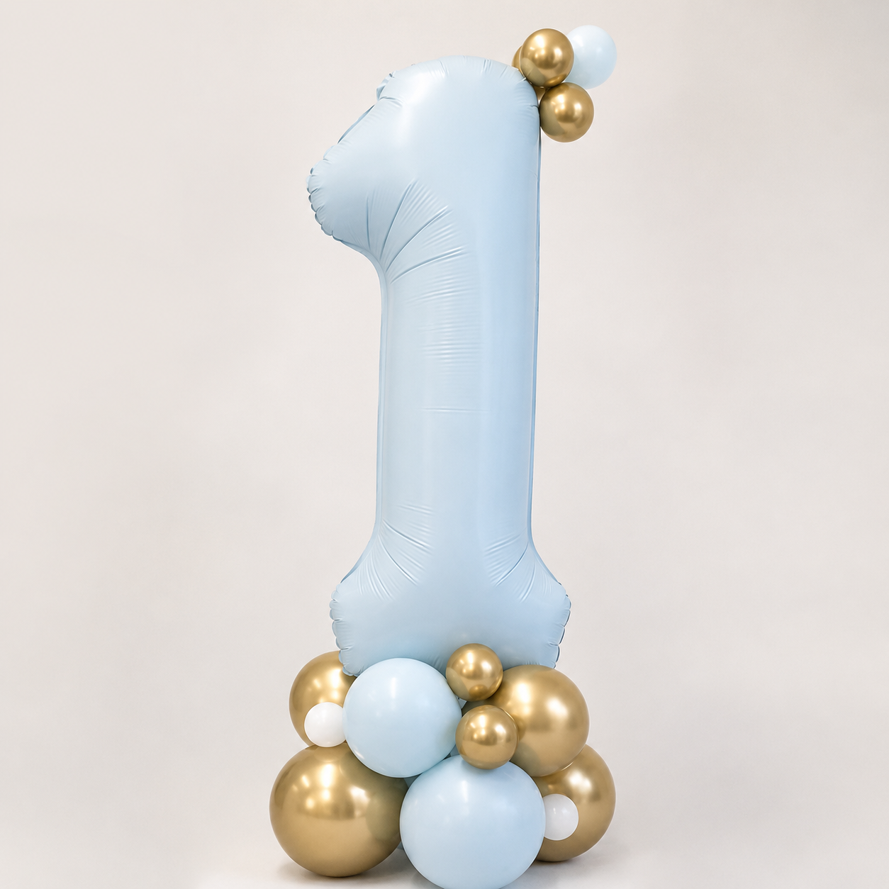 1st Birthday Centrepiece Balloon Stack - Image 3