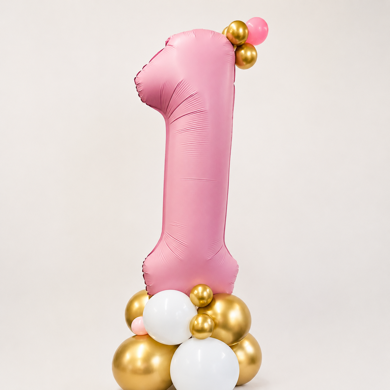 1st Birthday Centrepiece Balloon Stack - Image 4